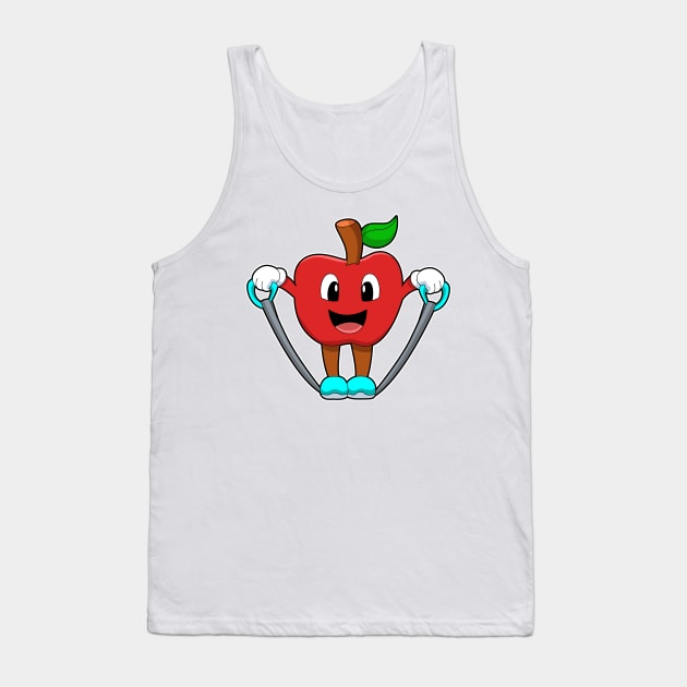 Apple at Fitness with Rope Tank Top by Markus Schnabel